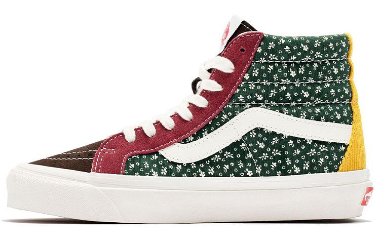 Sk8 Vans-Hi 38 Dx  OG Corduroy Floral  VN0A5KRT448 36