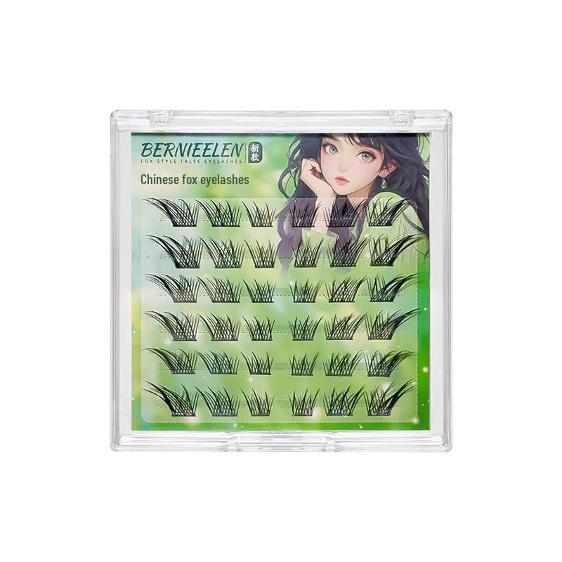 Daji Fox Series Glue-Free Eyelashes - Natural, Thick, Comic Curl, Long-Lasting Wear