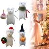 with A Pumpkin Halloween Mouse Handmade Christmas Mouse Ornament Lovely Pattern Wool Felt Mouse