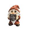 New three-dimensional coffee drinking time dwarf ornament home decoration desktop small ornament resin handicraft