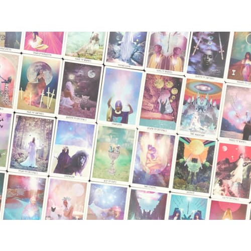Nichiyu Tarot Cards, 78-Card, Waite Edition, Fortune Telling [Authentic] [Starchild Tarot - 1st Edition - Rose Portal Box] Includes Japanese Commentar