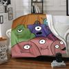 1pc Monster, Cartoon Blanket Warm, Cozy, And Soft, Suitable for Sofas, Beds, Cars, And Office Use.Perfect for Camping And Travel, Making It a Great Gi
