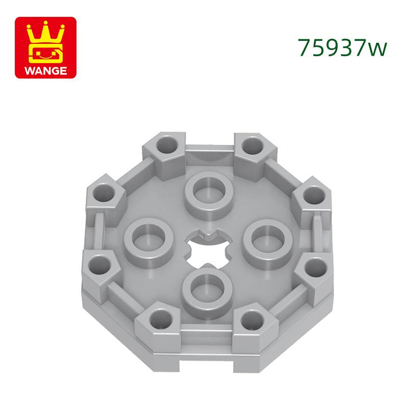 

79Pcs/lot NO.75937W Octagonal Board Modified 2x2 Brick Moc Colour Accessories Works With featuring Block DIY Children s Toy about79pcs