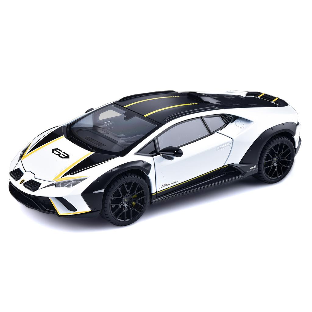 1:24 Simulation Lamborghini STO Alloy Car Model, Doors and Engine Hood, Trunk Can Be Opened, Sound and Light Return Gifts
