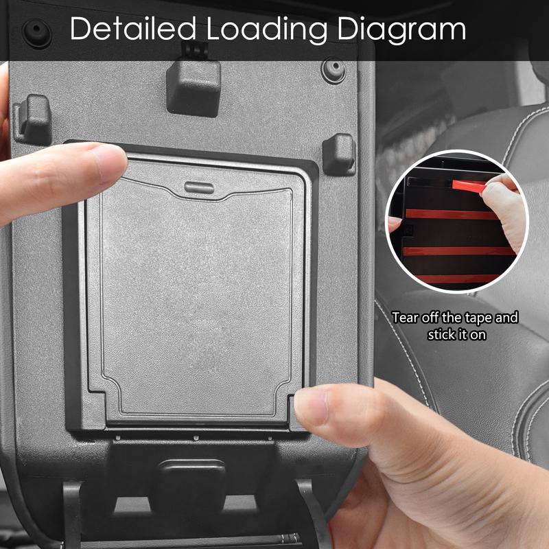 For Ford Bronco 6th Gen Armrest Hidden Box Car Storage Organizer Center Console Hidden Storage Box ABS Car Tray