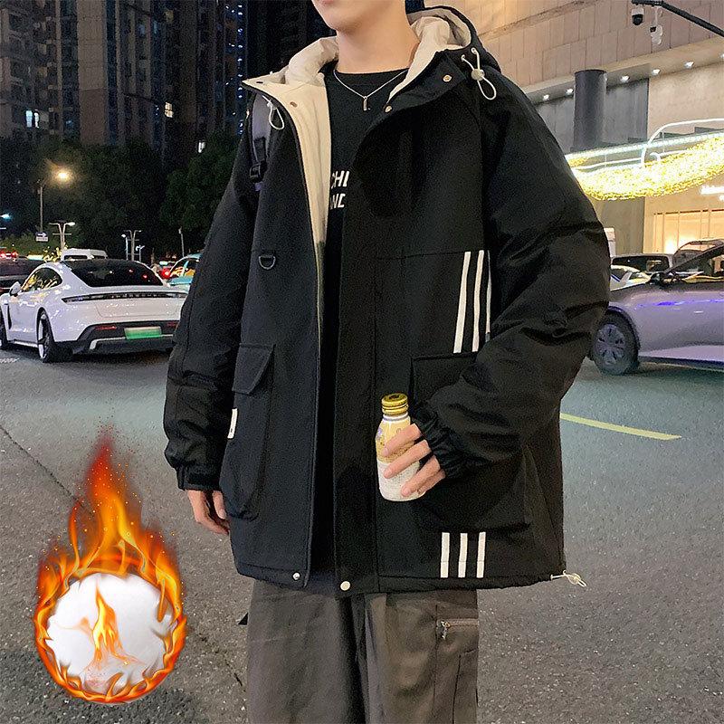 Jacket Men's Spring and Autumn New Workwear Trendy Handsome Versatile Outdoor Jacket Jacket Youth Large Size Men's Jacket