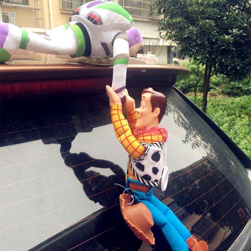 Funny 3d Toy Story Woody And Buzz Car Doll Soft Plush Toy Perfect For Collectors Or As A Gift High Quality Material