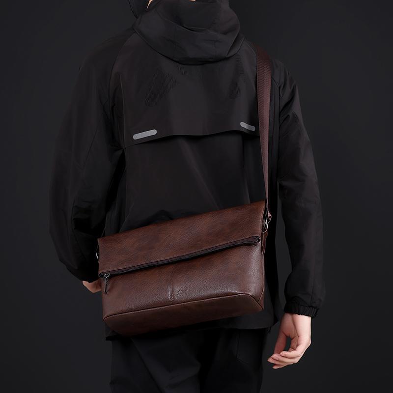 Crossbody Bag Men's Mobile Phone Bag Lightweight Small Shoulder Bag Certificate Bag