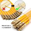 fanfeng Wire Pulling Rod, 1m, 6x6mm and 4x4mm Wires, Cable Guide, 9 Types of End Fittings, Storage Case Included, Yellow
