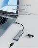 Five-in-One USB 3.0 Docking Station with Card Reader and Laptop Interface Expander
