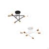 Chandelier Geometric Pendant Lighting 6 Lights Art Mid Century Ceiling Lamp Nordic