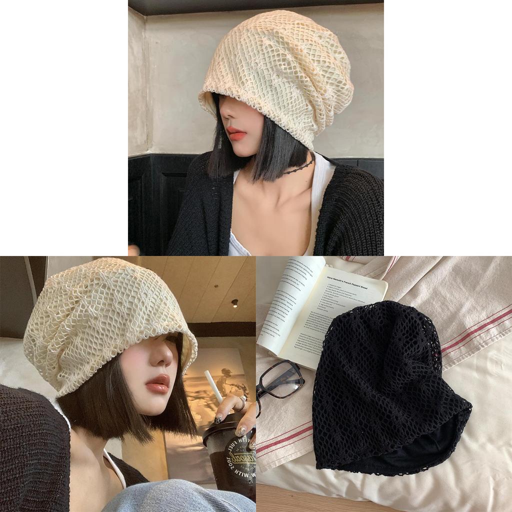 Cool Cotton Mesh Flat Cap For Women Summer Fashion Ol Style Breathable Lightweight