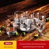 6er-Pack Hitzebeständige Glasbecher, 190ml