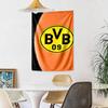 Borussia Dortmund Wanddekoration Wandteppich Kunst Für Haustier-Gedenken Geburtstag Hochzeitsparty Hintergrund Familiengeschenk