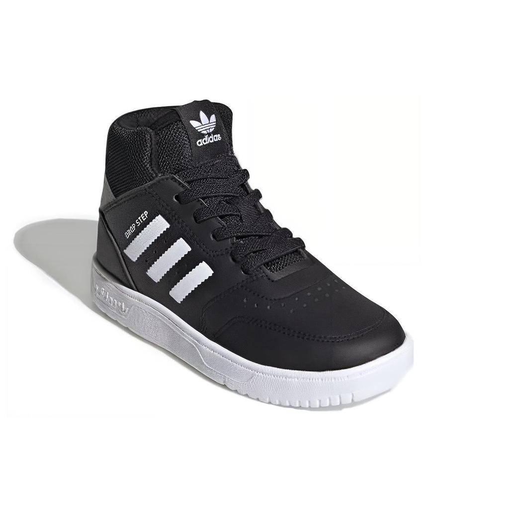 adidas Originals Drop Step 360 C High Top Kids' Skateboarding Shoes Black White Children Aged 3 7 Years Old FV7548