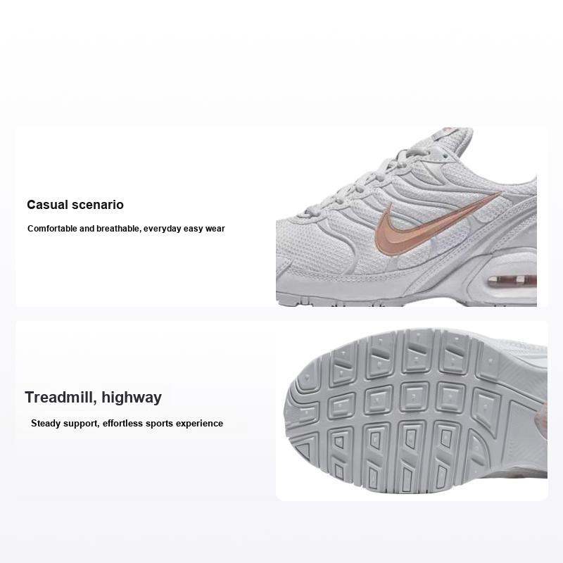Nike Air Max Torch 4 Платиновый Розовое золото Женские Кроссовки Белый Чисто-платиновый Металлик-розовое-золото 343851-008 35.5
