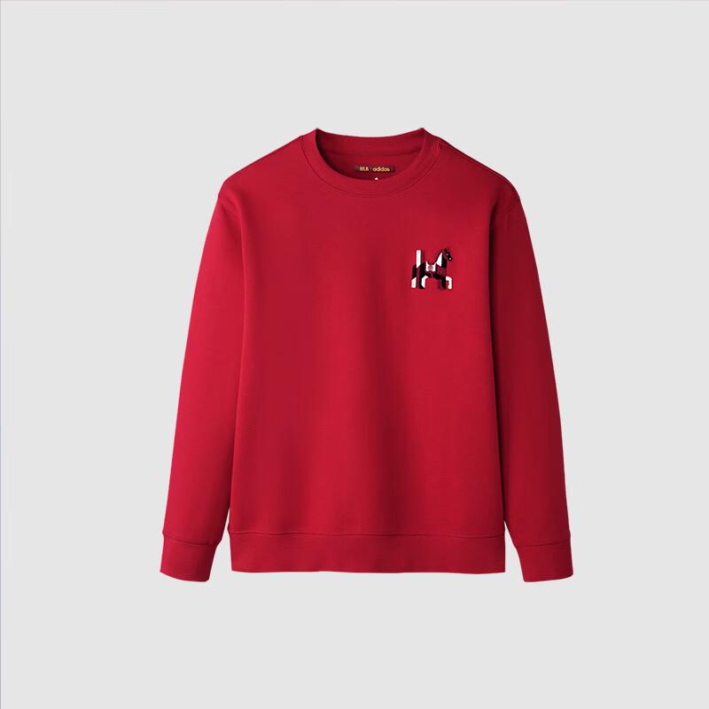 HLA x Adidas Year of the Horse Red Graphic Sweatshirt