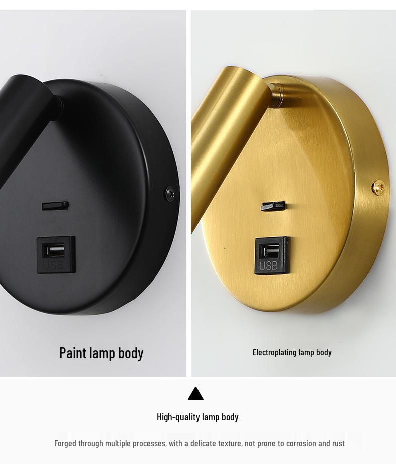 Modern Wall Light for Eye Protection: Ideal for Reading, Hotel Corridors, Bedrooms, and Children's Rooms