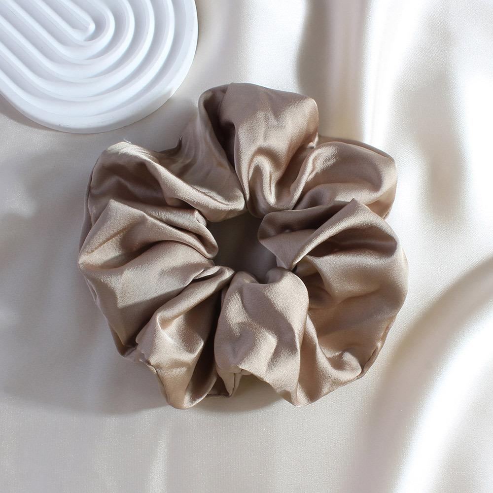 Neues französisches großes Haargummi Hohe Elastizität Haarbund für Damen High-End Scrunchie Ins