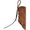 TOURBON Leather Axe Handle Protection Covers - Dark Brown