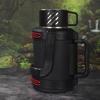 316 Stainless Steel XL Thermos Flask with Mechanical Lid and Large Handle for Outdoor Travel