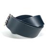 BURBERRY TB logo  belt Leather Black/SilverHardware