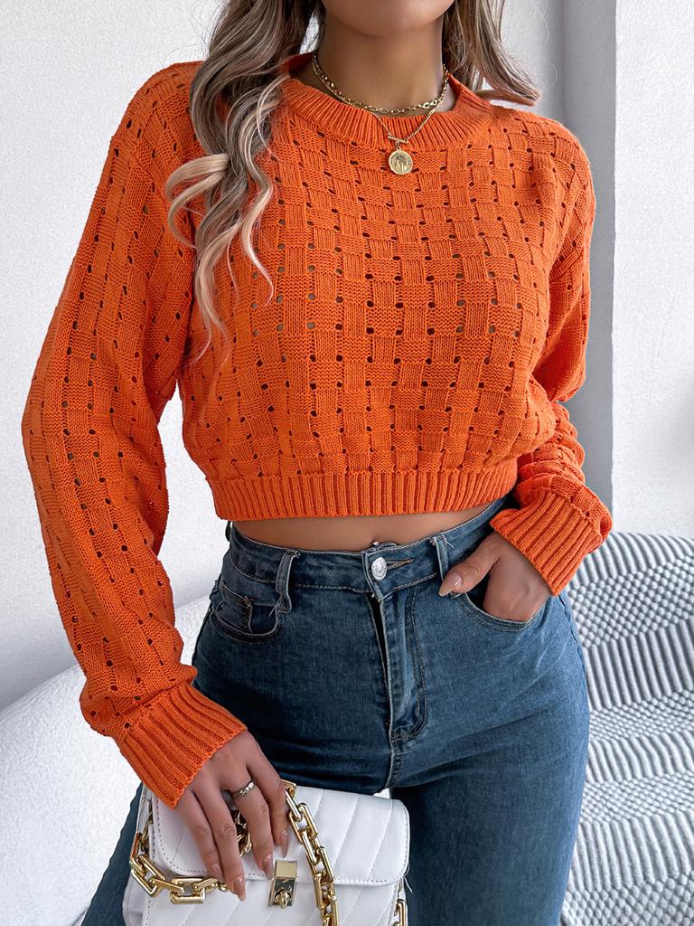 Autumn Winter Sexy Low Back Button Hollow Long Sleeve Turtleneck Sweater Women's Clothing