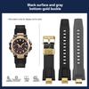 Quick Release Silicone Strap For Casio G-SHOCK MTG-B3000 Series Resin Rubber watch strap Stainless steel Adapters Connector
