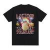 Lactose Resistant Pattern Printed T-shirt for Women's Retro Fashion Short Sleeved T-shirt Casual and Comfortable Large T-shirt