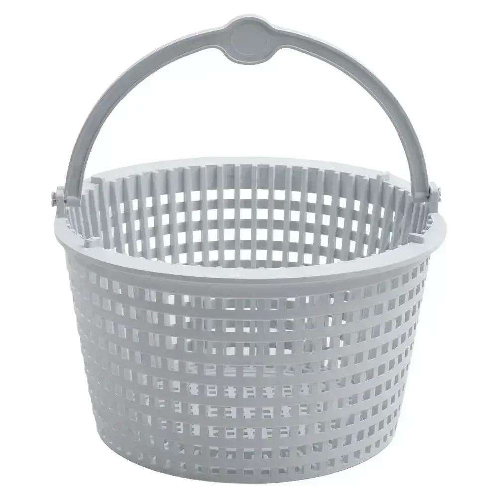 Pool Maintenance Skimmer Filter Basket Long-lasting Durability Robust Materials User-friendly Handle Accessory