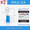 Kaisheng Round Pre-insulated Copper Crimp Terminals (RV2 Series)