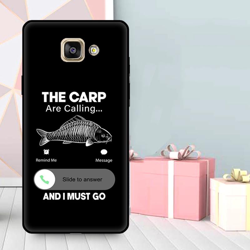 Carp Fish Fishing Rod Case For Samsung Galaxy J3 J5 J7 J1 2016 A3 A5 2017 J4 J6 J8 A7 A9 A6 A8 Plus 2018 Cover