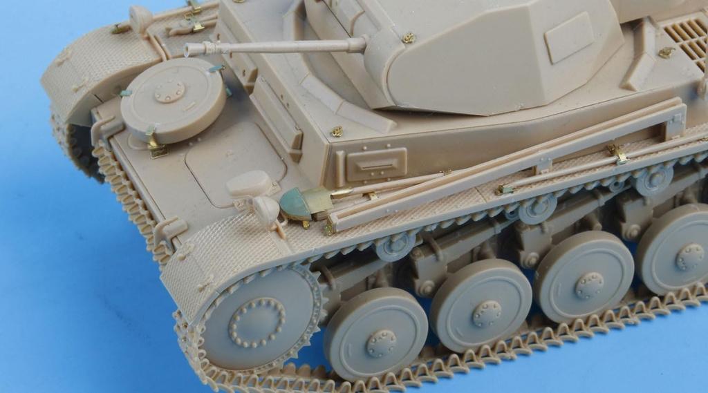 Tetra Model ME Serie Deutscher Panzer II F Plastikmodellteile ME3568 1/35 Ausf. (AC)