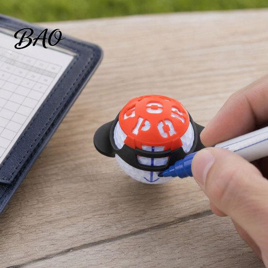 Golf Training Aid Marker 7Pcs/Set Ball Line Templates, Alphabet Putting Alignment Templates Marking Tools, Liner Drawing Stencil, Accessories Compact