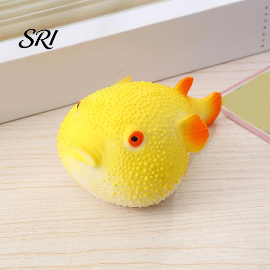 Pufferfish Decompression Tool Flour Stress Ball Squeeze Toy Relief Mini Food-grade Fidget Puffer Sensory Home Office Worker