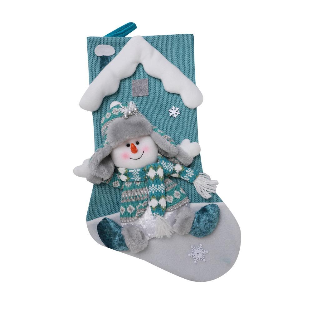 With Sequins Christmas Gift Bag 3D Christmas Socks Cartoon Christmas Tree Ornaments  Children