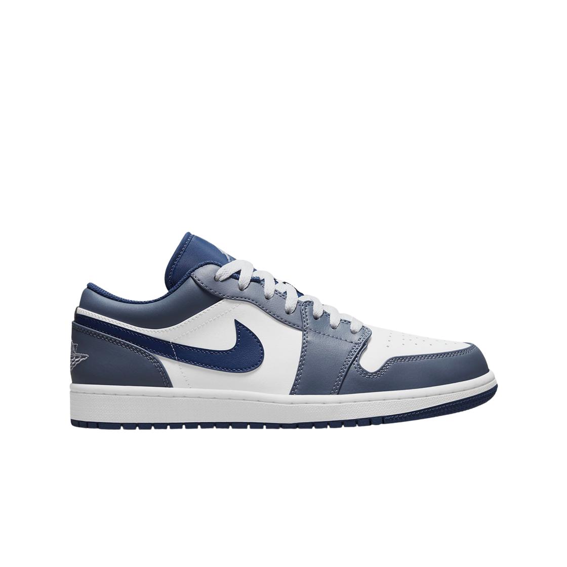 

Мужские кроссовки Jordan 1 Low Ashen Slate and Mystic Navy 553558-414