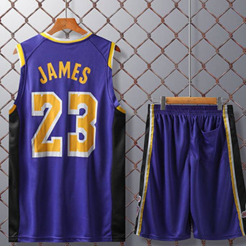 Maglia da Basket Viola per Adulti e Bambini 24 Lebron James Lakers Tuta da Allenamento Outfit Sportivo per Allenamento Quotidiano
