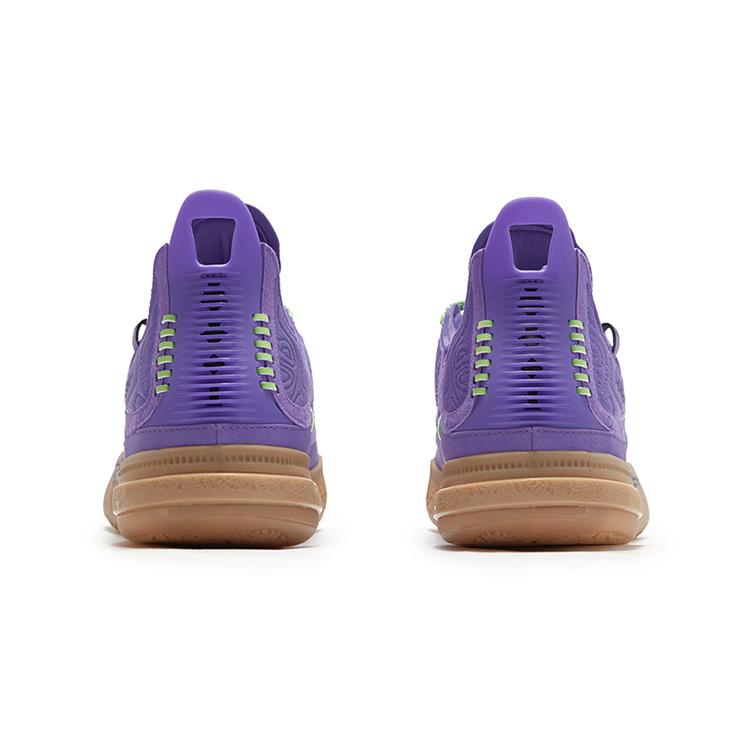 New 361° Non Slip Wear Resistant Shock Absorption Low Top Basketball Shoes Men's Ultraviolet 672511103-3