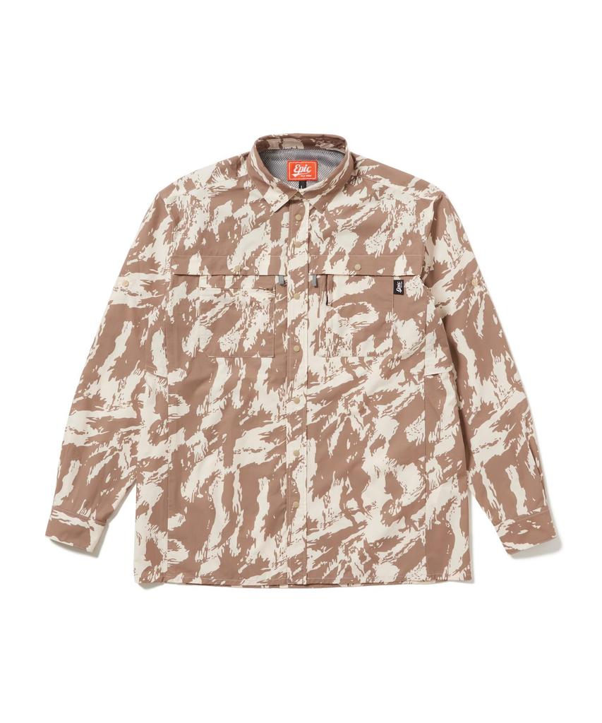 Snow Peak Wilkin Long Sleeve Shirt Long BEIGE PT M EP-SH-26SU001 - Tops, Shirts, Sleeve, Men's & Women's,