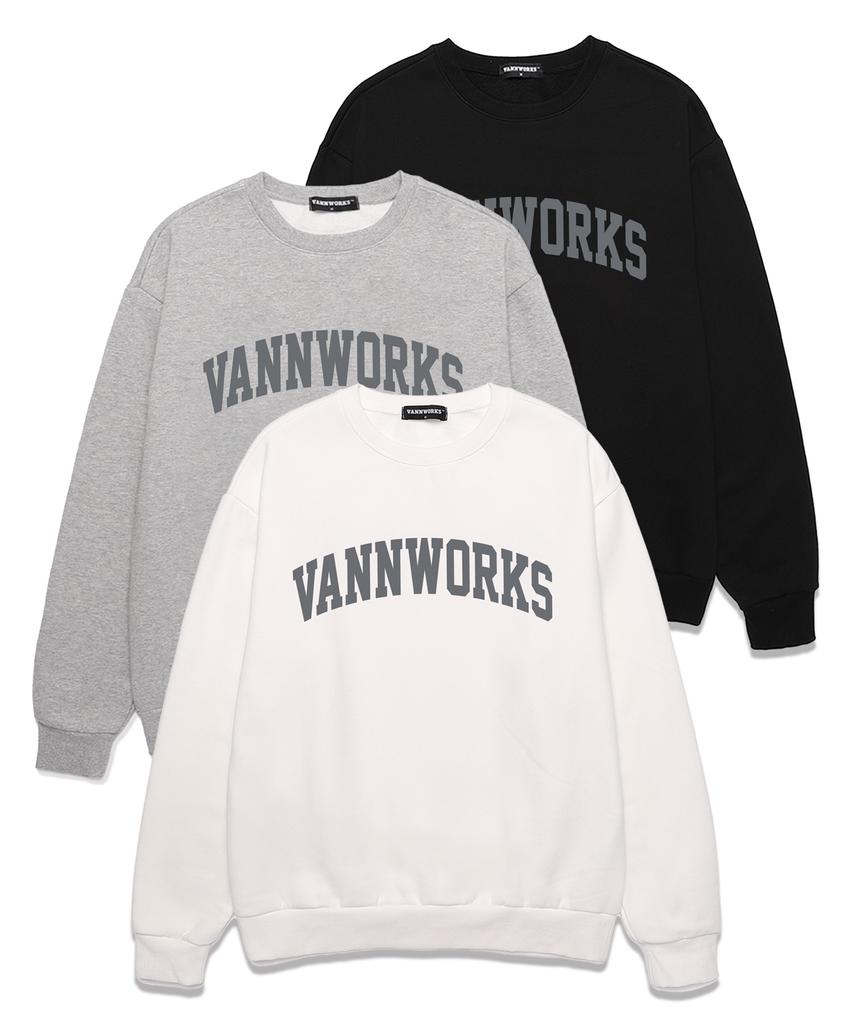 VANNWORKS Arch Logo Sweatshirt (Vs0017) Black (Type A)