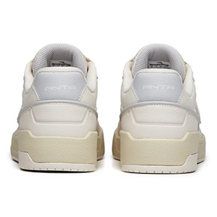 New Anta Life Collection Slip-Resistant Cushioning Wear-Resistant Low-Top Skateboard Shoes Gray 912218067-1