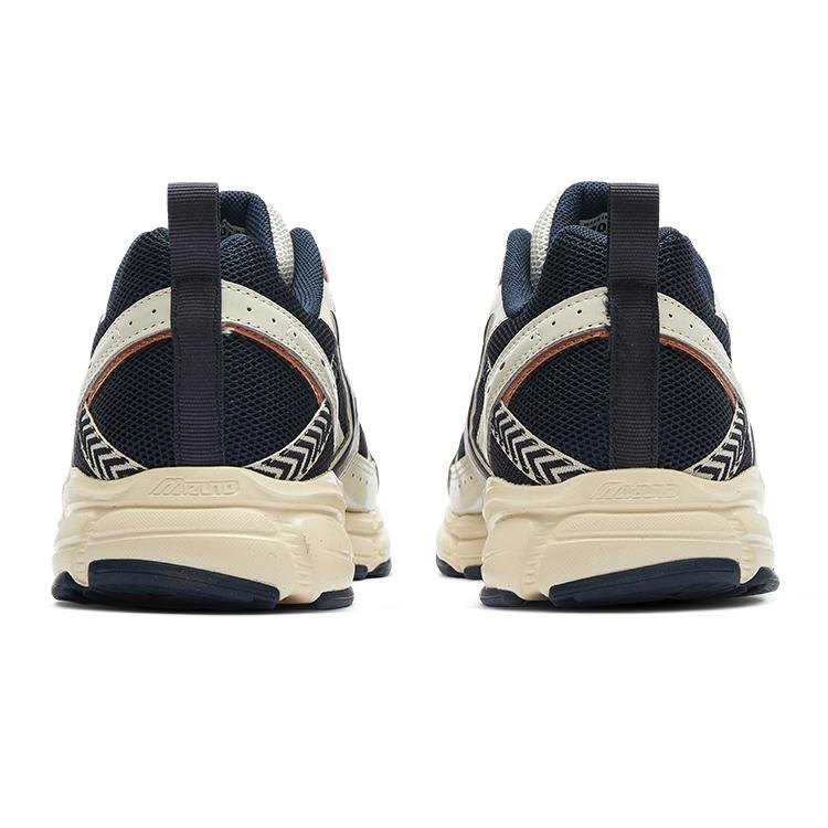 Mizuno Speed Abrasion Resistant Breathable Low top Slip Resistant Rubber Casual Running Shoes Unisex Beige Blue Mizuno D1GH223021