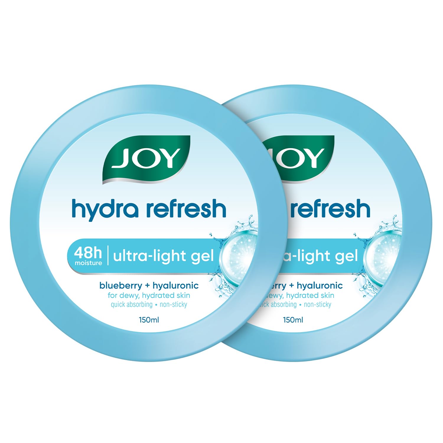 

Joy Hydra Refresh Ультралегкий гель-увлажнитель 150 мл x 2 для жирной кожи Нелипкий Увлажнение 48 часов