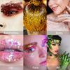 Stick Glitter Corpo, Pittura Facciale, Gel Paillettes, Trucco Sirena, Carnevale Festival Musicale, Capelli, Ombretto, Trucco.