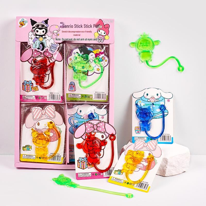 

Sanrio Nostalgic Elastic Stretch Sticky Toy - Fun Decompression Toy for School Canteens