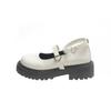 Platform Lolita Shoes Women 'S Autumn  Trends Black Pu Leather Cute Metal Buckle Mary Jane Loafers Girl School Uniform Shoes