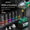 Greener Brushless Electric Impact Wrench Set CN plug (adapter included)
