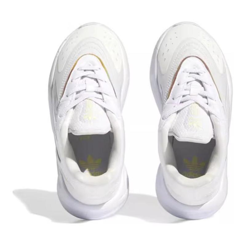 adidas Originals Ozelia Low Top Kids Lifestyle Shoes Pink White Sneakers HQ1598