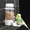 Bird Feeder Automatic Parrot Cage Food Dispenser Easy Installation Convenient Feeding Box Pet Bird Supplies